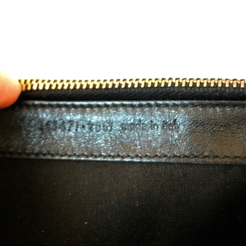 Balenciaga black leather wallet clutch - Picture 6 of 8